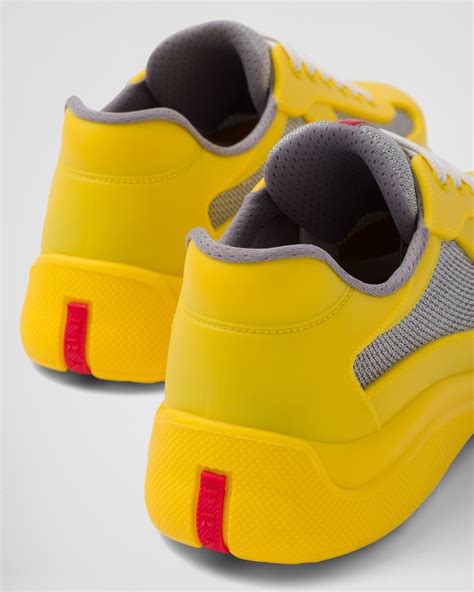 yellow and white prada shoes|Prada men's shoes yellow.